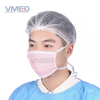 Mascarilla facial rosa no tejida SPP desechable con lazos