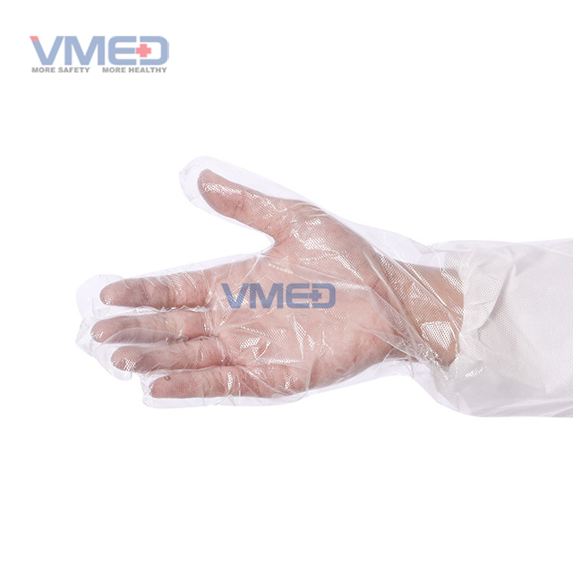Guantes de PE transparentes desechables